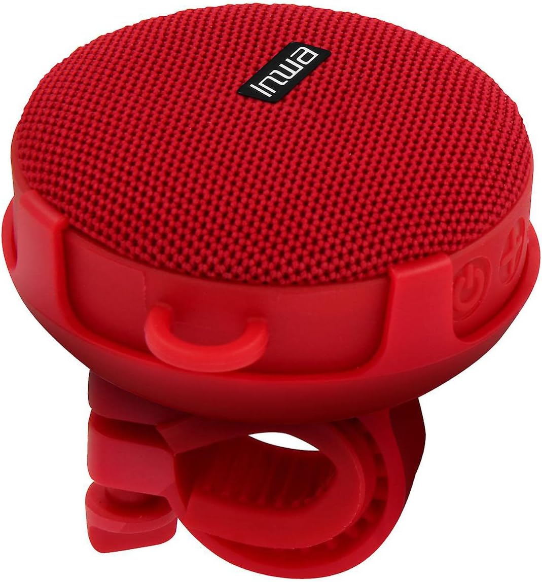 Inwa Bluetooth Speaker for Bike, Wireless Portable Shower Traveling Bike Speaker, Enhanced Bass, Built in Mic for Bicycle Riding, Sports, Pool, Beach, Hiking