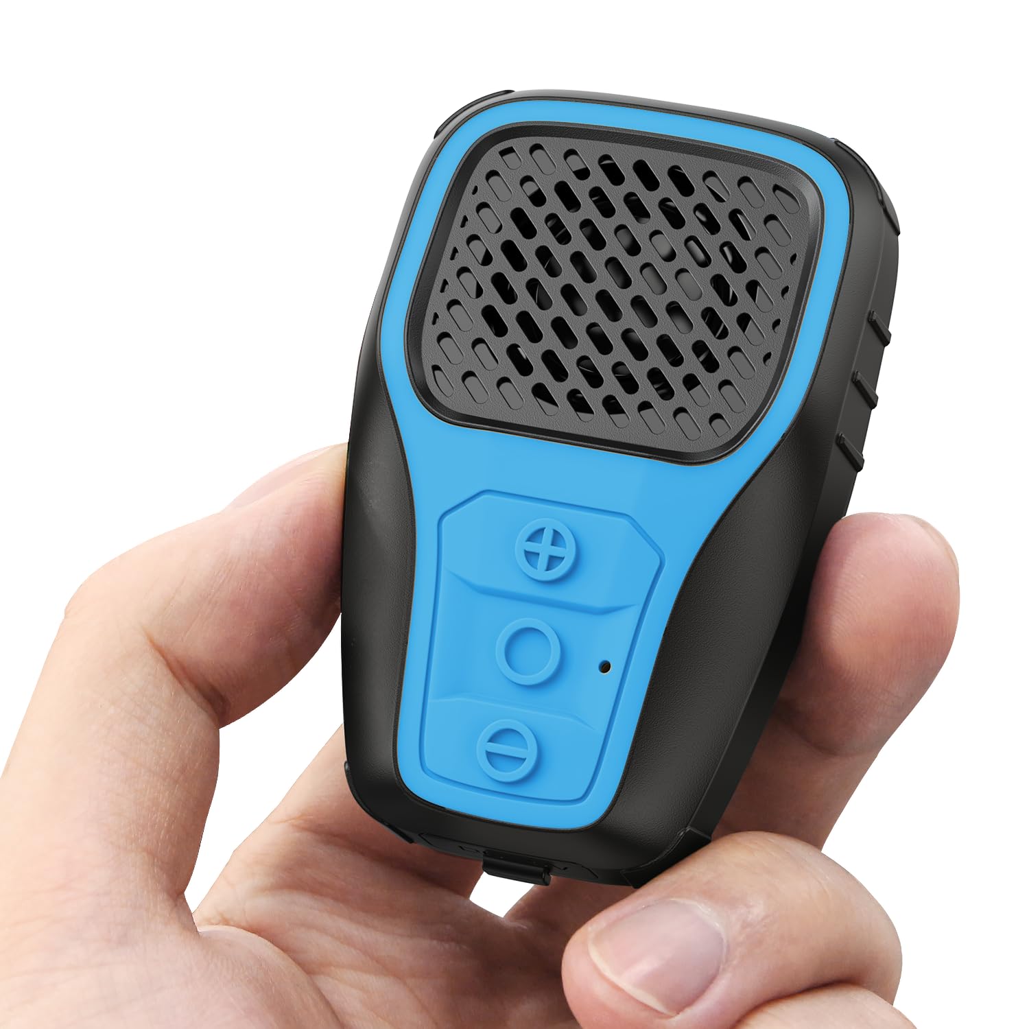 Inwa Wearable Bluetooth Speaker, Clip-on Wireless Portable Speakers, IP67 Waterproof Clip Speaker, Built-in Mic for Hands-Free Music/Calls, Mini Speaker for Work/Home/Outdoor(Yellow)