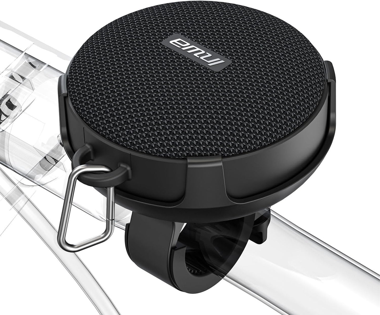 Inwa Bluetooth Bicycle Speakers with TF Card Mode, Waterproof Wireless Portable Traveling Bike Speaker, Built in Mic for Bicycle Riding, Showering, Hiking, Pool, Beach, Golfing(Black)